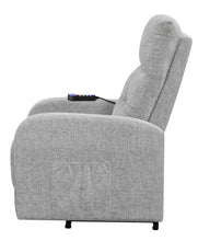 Load image into Gallery viewer, Tufted Upholstered Power Lift Recliner Grey
