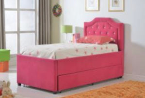 Pink Twin Size Trundle Bed
