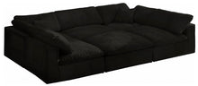 Load image into Gallery viewer, Black Velvet Modular Sectional
