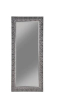 Load image into Gallery viewer, Rectangular Beveled Accent Floor Mirror With Glitter Mosaic Pattern
