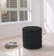 Load image into Gallery viewer, Aphia Boucle Fabric Ottoman | Stool
