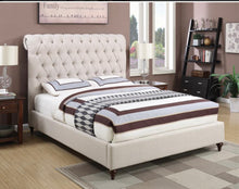 Load image into Gallery viewer, Devon Button Tufted Upholstered Bed
