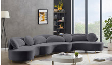 Load image into Gallery viewer, Vivacious Velvet 3pc. Sectional
